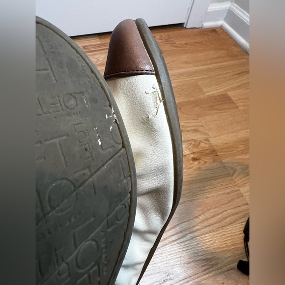 Ann Taylor Womens Pink and Beige Flats Size 8.5 - Picture 10 of 10